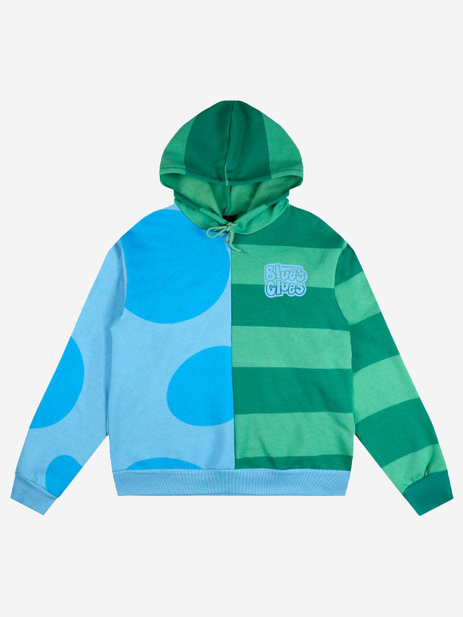 Striped Spot Split Hoodie