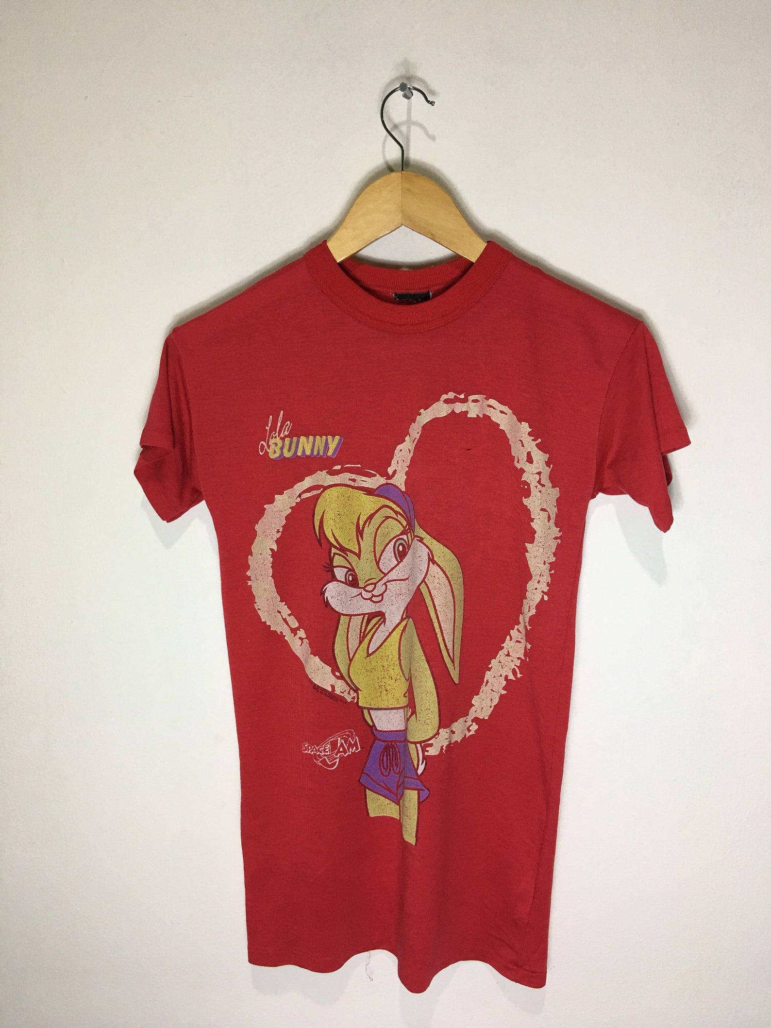 Vintage 90s Space Jam Lola Bunny Looney Tunes Movie Shirt