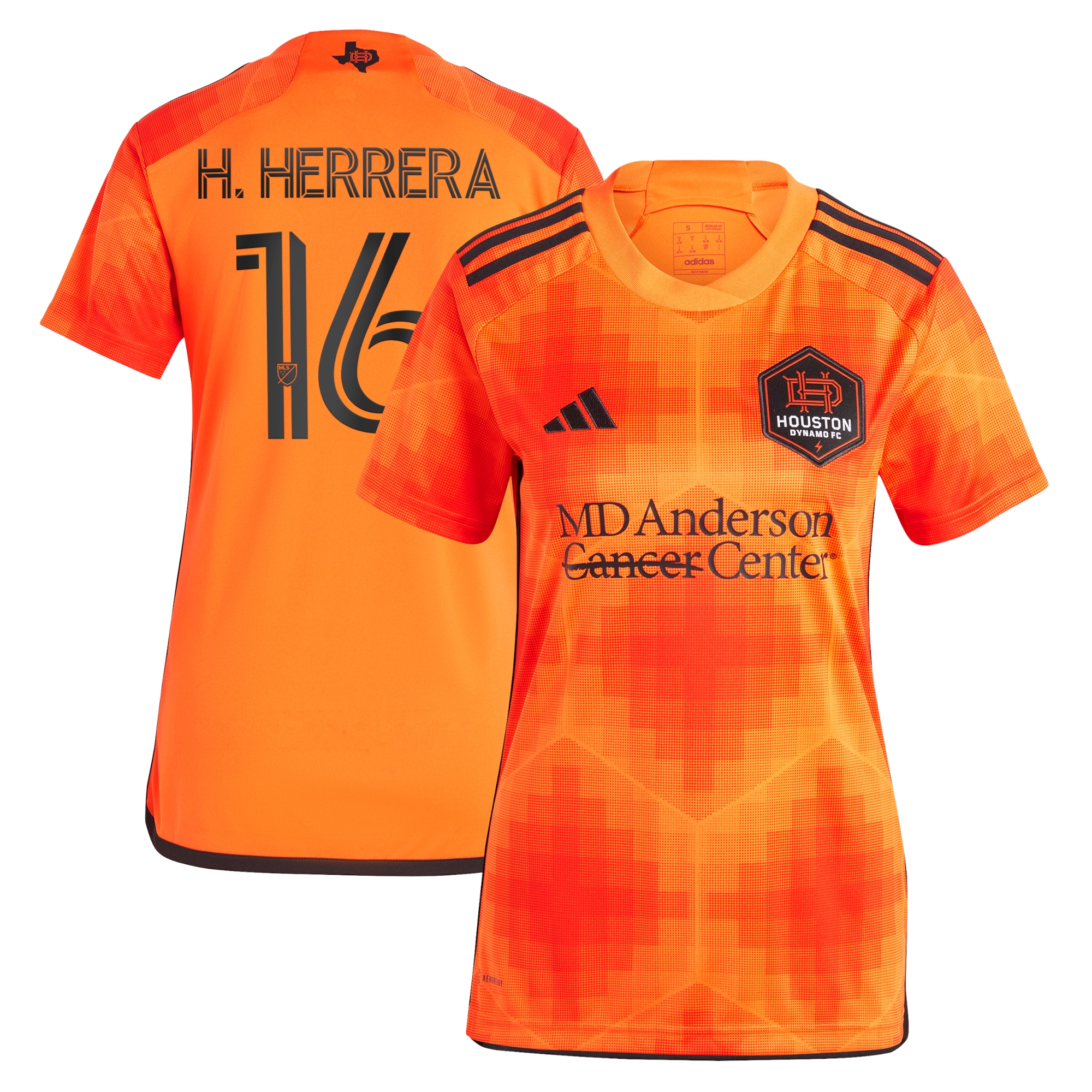 Héctor Herrera Houston Dynamo FC Women's 2023 El Sol Replica Jersey – Orange