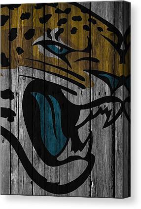 Jacksonville Jaguars Wood Fence Joe Hamilton Canvas Print