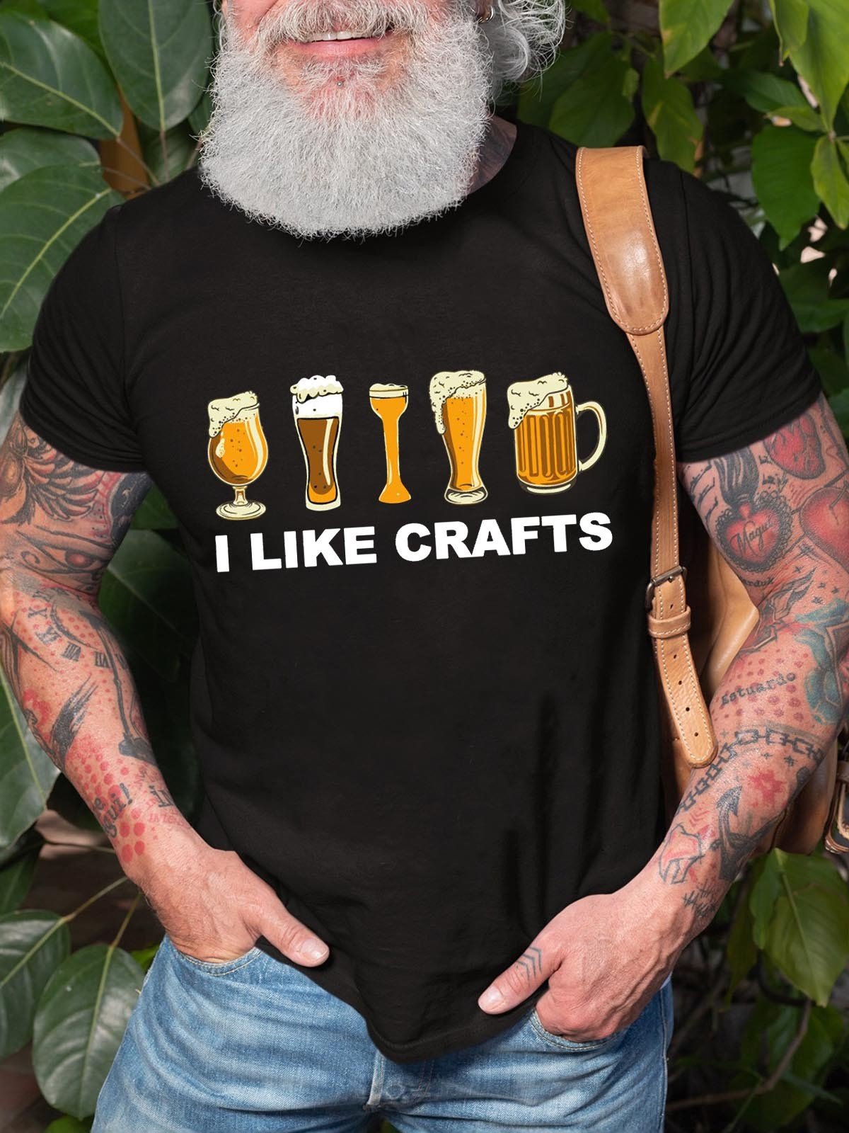 Men I Like Crafts Beer T-Shirt