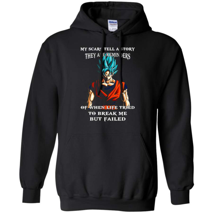 AGR Dragon Ball – My Scars Tell A Story They Are Reminders Hoodie