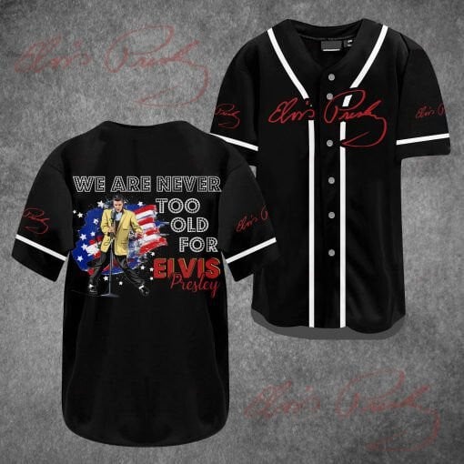 Elvis Presley Baseball Jersey Bbj-P8V3