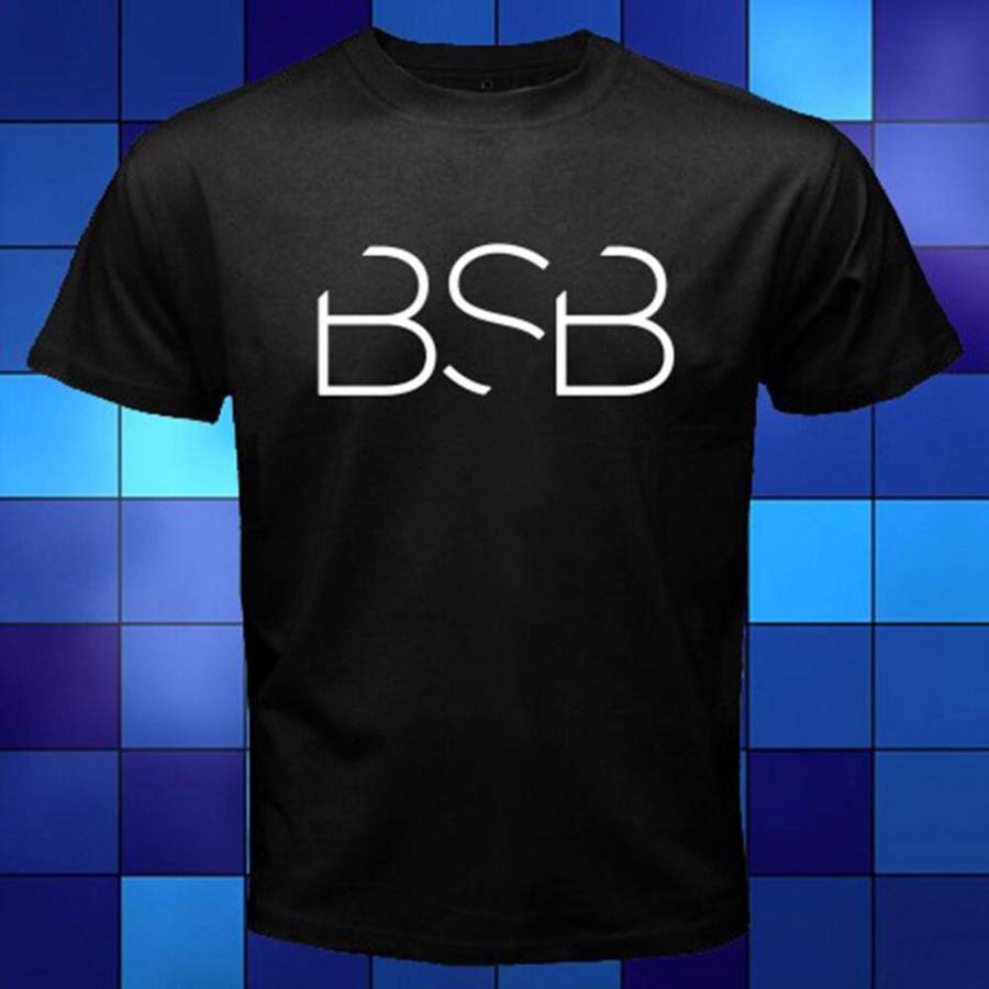 Backstreet Boys BSB Boy Band Logo Black T-Shirt