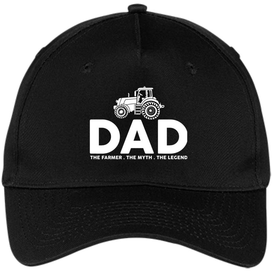 AGR Dad The Farmer The Myth The Legend Fathers Day T-shirt Twill Cap