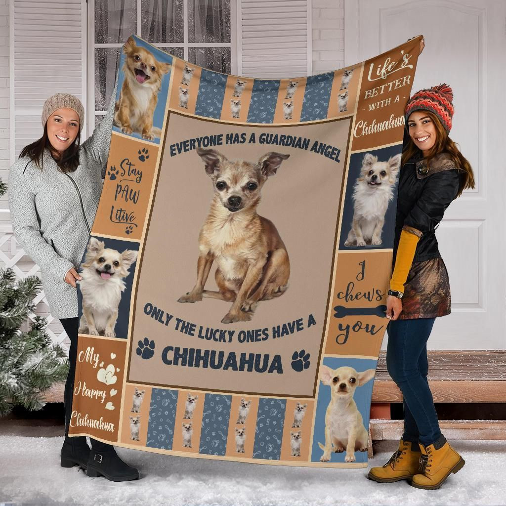 Chihuahua Blanket, Christmas Gift, Dog Lover Blanket