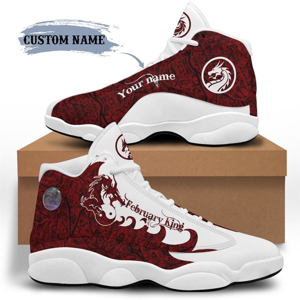 February Birthday Air Jordan 13 February Shoes Personalized Sneakers Sport V028
