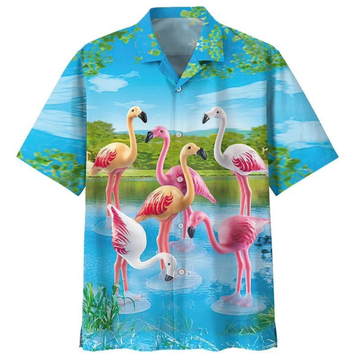 Flamingo Hawaii Shirt Ha94270