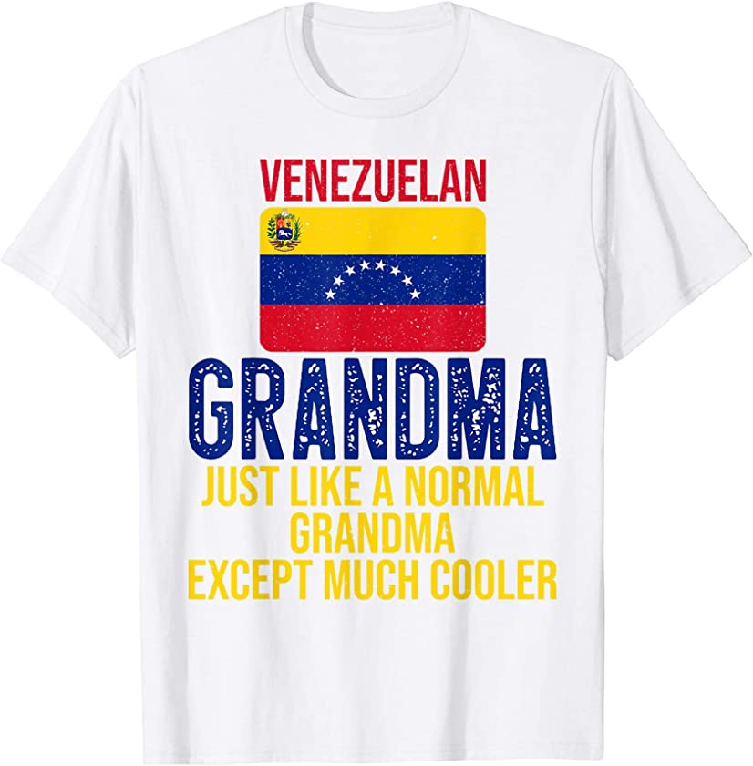 Vintage Venezuelan Grandma Venezuela Flag for Mother’s Day T-Shirt