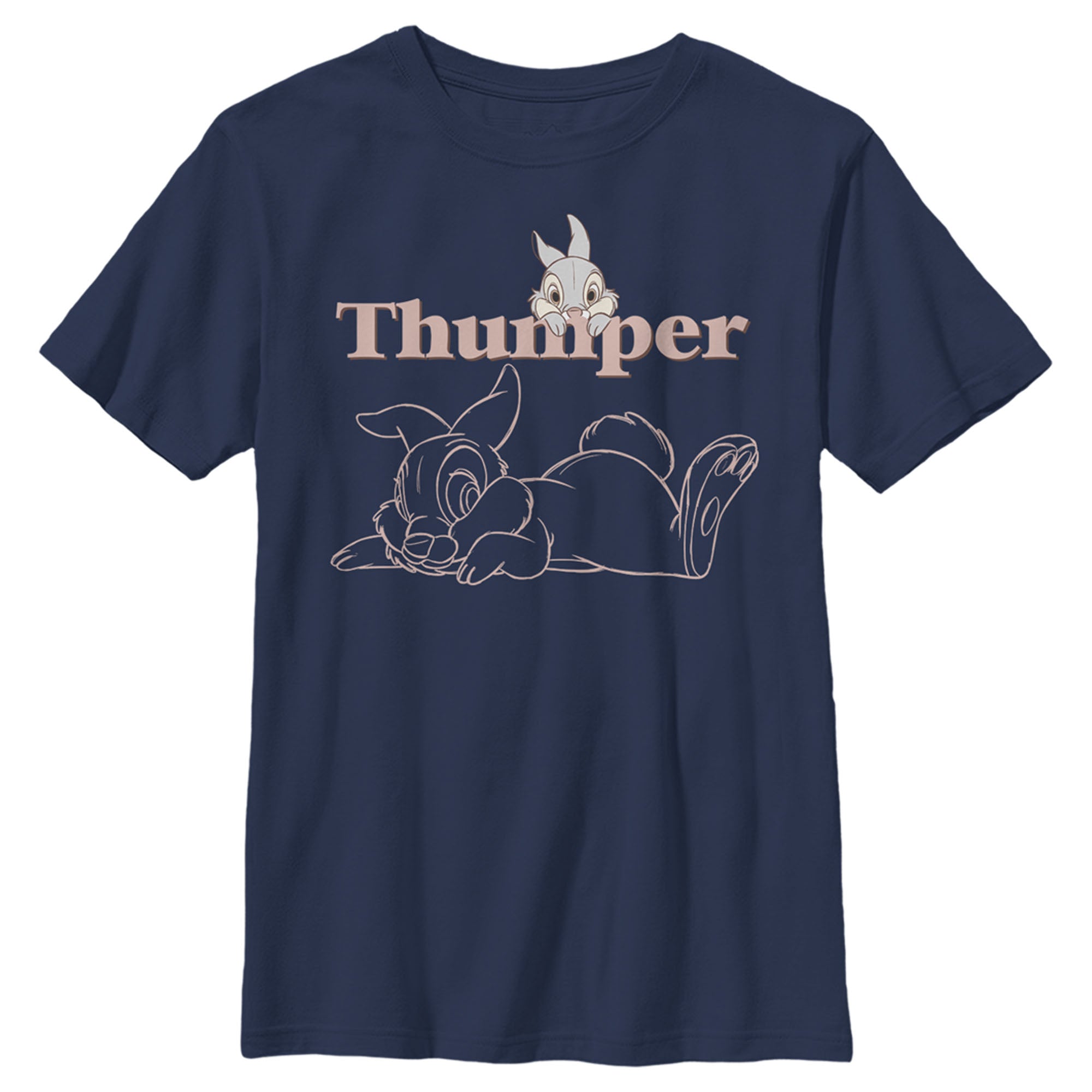 Boy’S Bambi Thumper Line Art T-Shirt