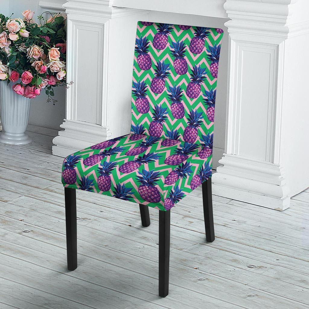 Abstract Hawaiian Pineapple Chair Cover Home Decor