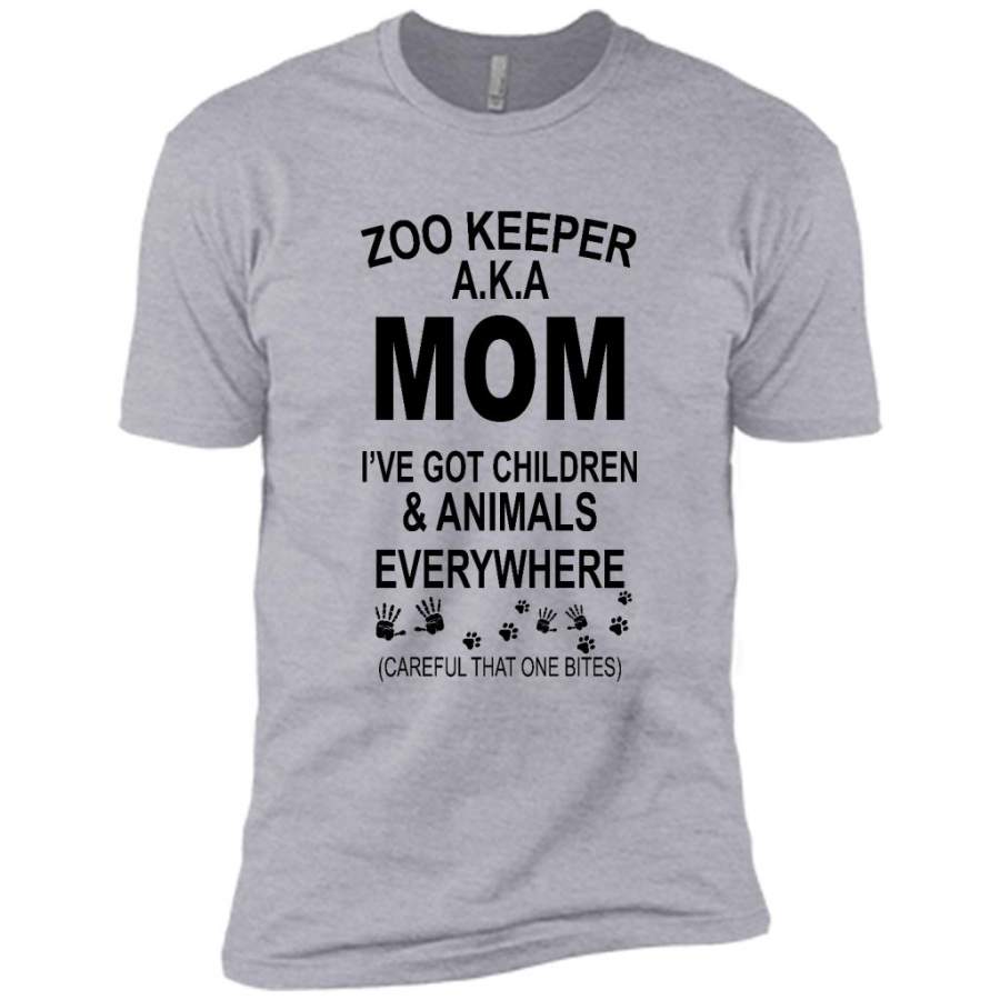 Zoo Keeper AKA Mom I’ve Got Children And Animals Everywhere – Canvas Unisex USA Shirt