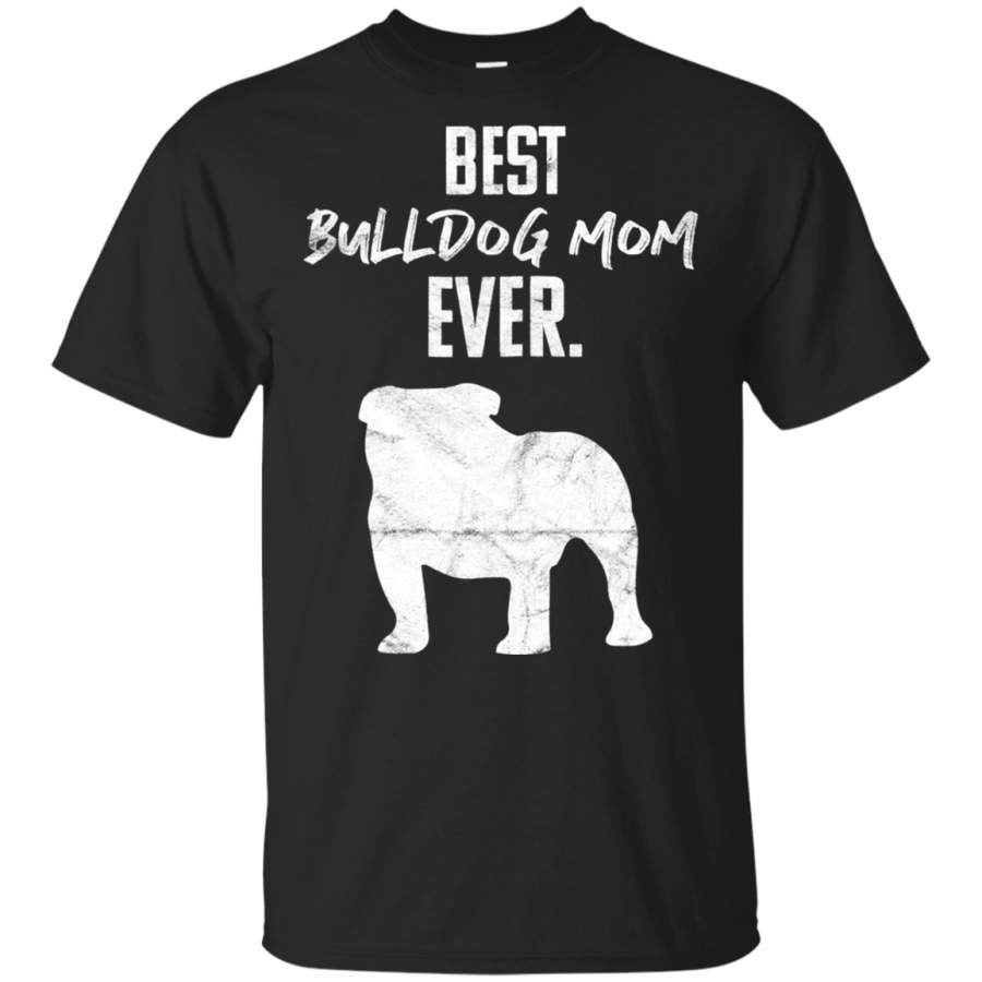 AGR Best English Bulldog Mom Ever Funny Shirt G200B Gildan Youth Ultra Cotton T-Shirt