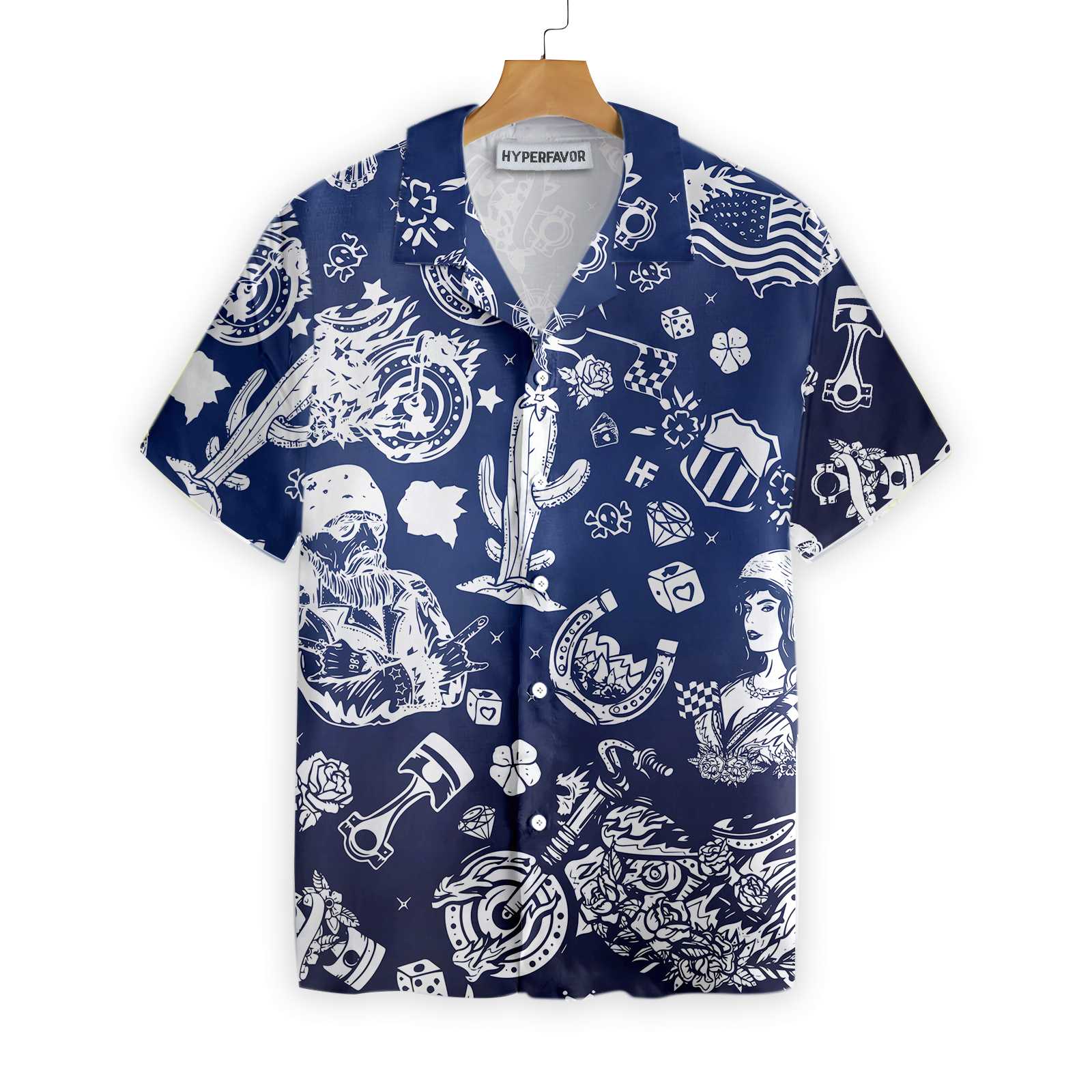 Motorbike Lover Motorcyle Hawaii Motorcycle Shirts For Men And Women Ha33102