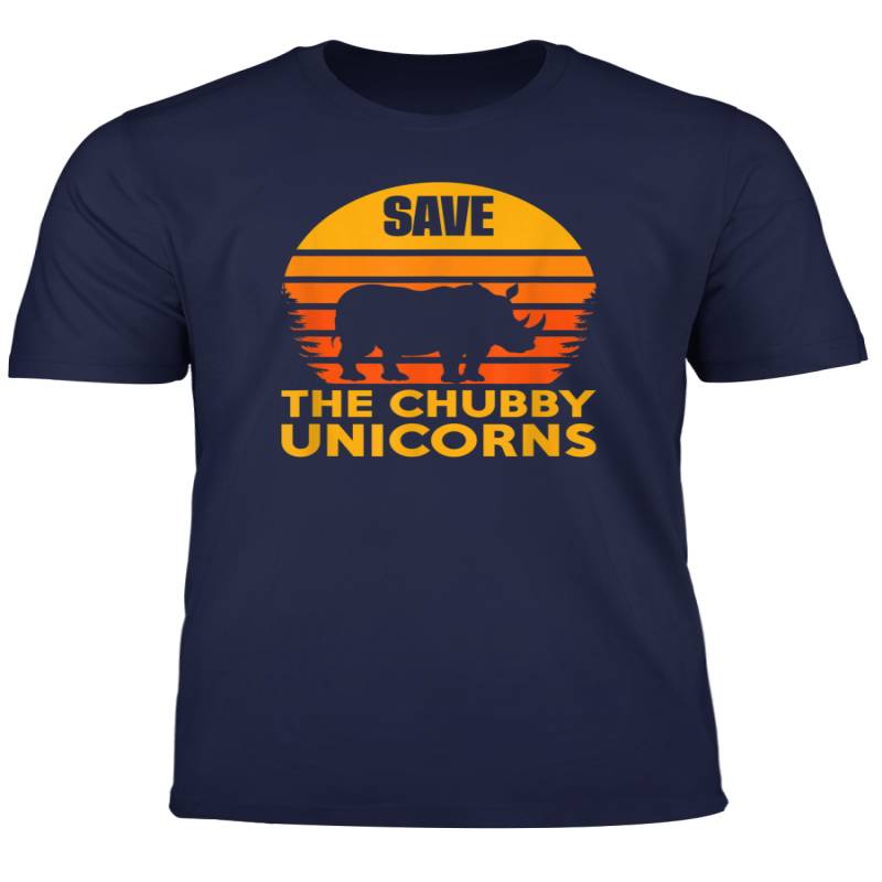 Save The Chubby Unicorns T Shirt For Animal Lovers