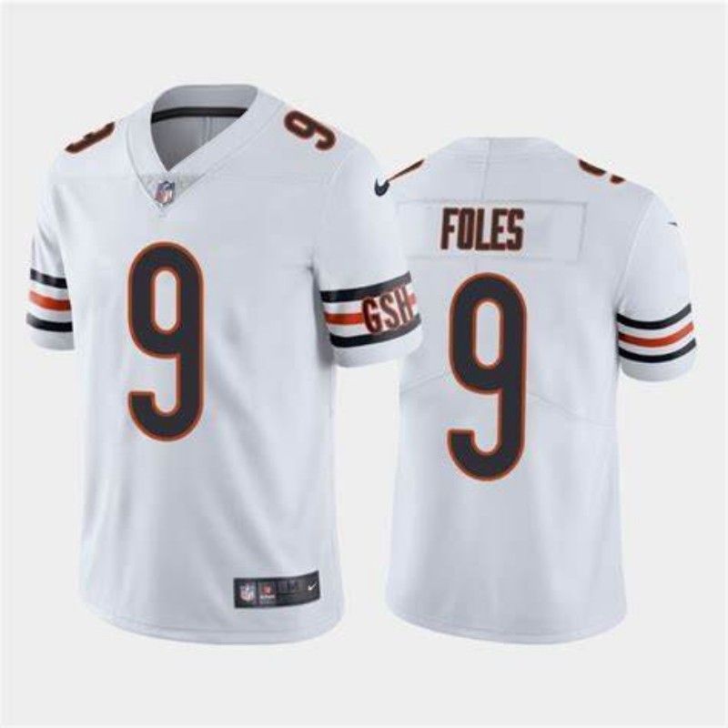 Chicago Bears Nick Foles #9 NFL 2020 White Jersey Jersey