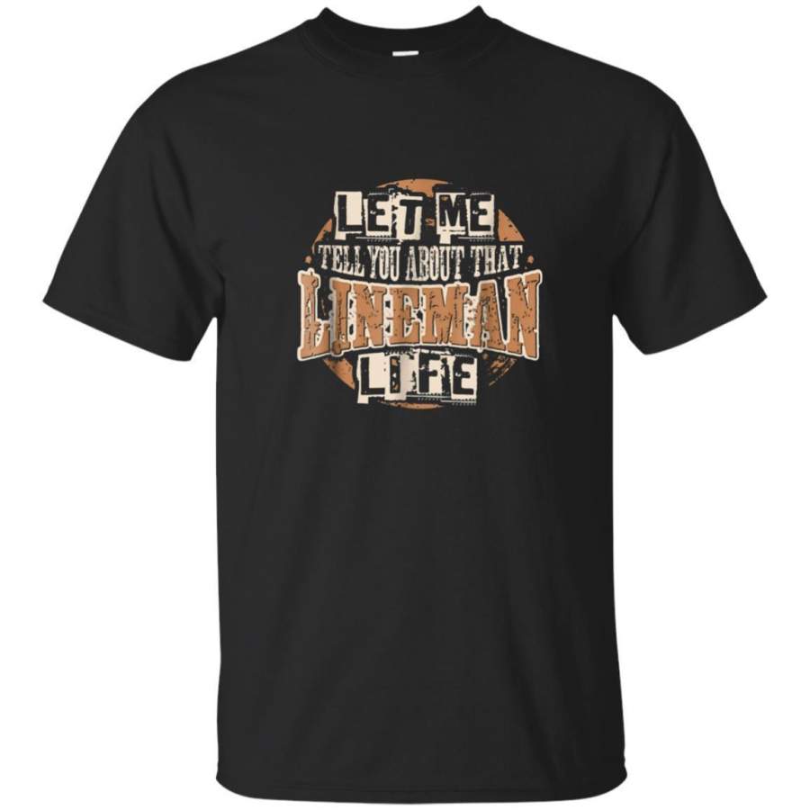 AGR Lineman Life Electrician Profession Tshirt Jaq T-shirt