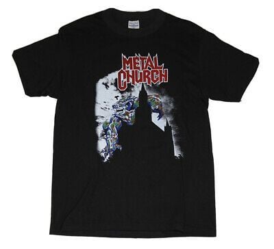 Vintage Metal Church Rock Band T-shirt Back Graphic   Spring Ford Tag 9697