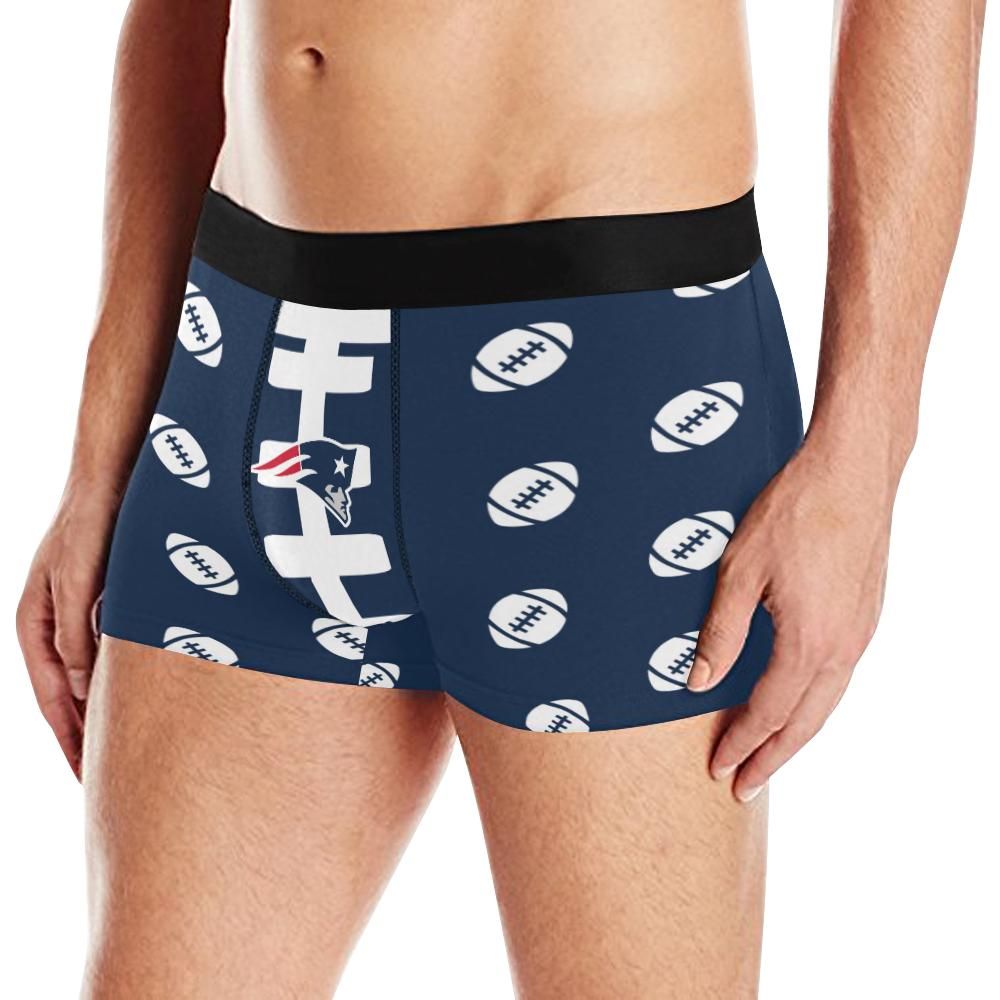 New England Patriots Men’s All-Over Print Boxer Briefs Men’s All Over Print Boxer Briefs