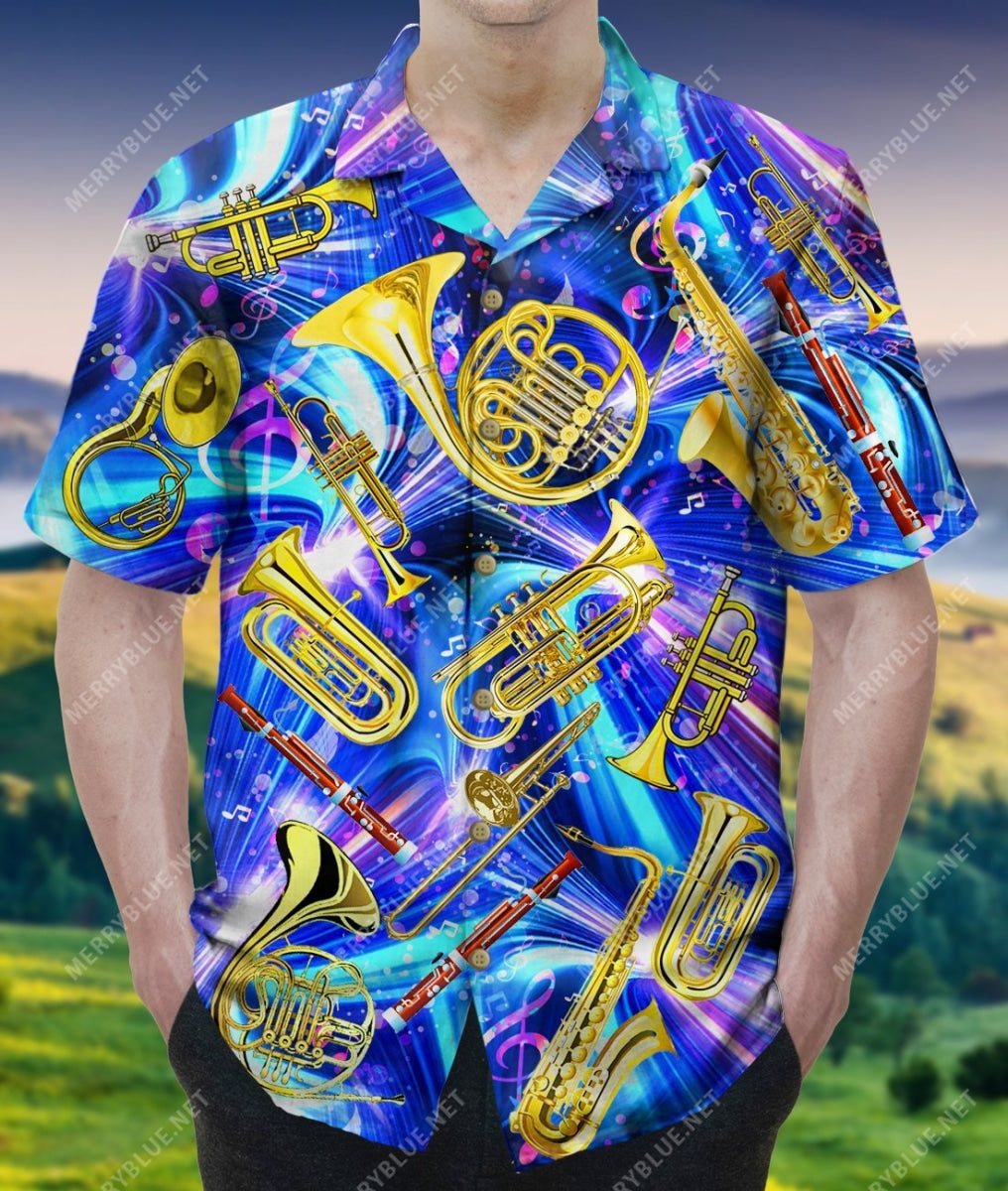 Just A Man Who Loves Brass Instruments Hawaii Shirt Ha94425