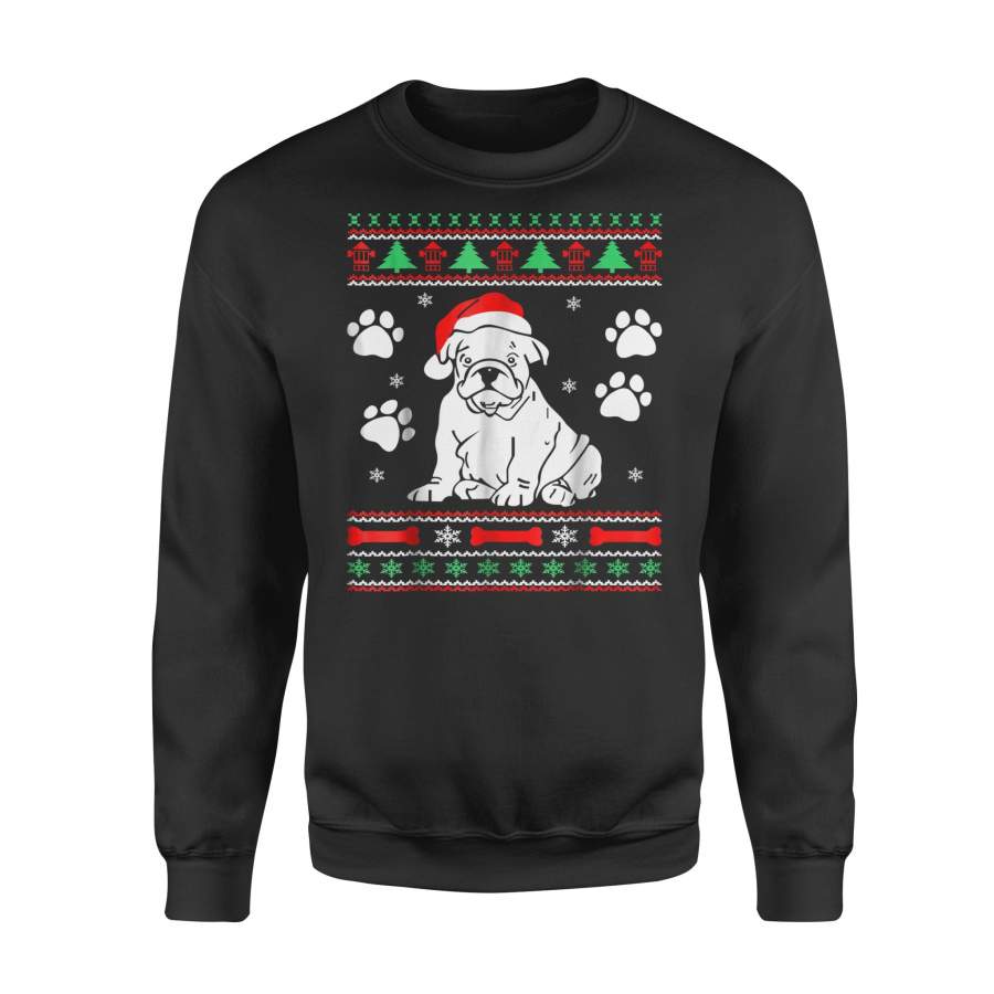 Bulldog Ugly Christmas Sweater Xmas Sweatshirt