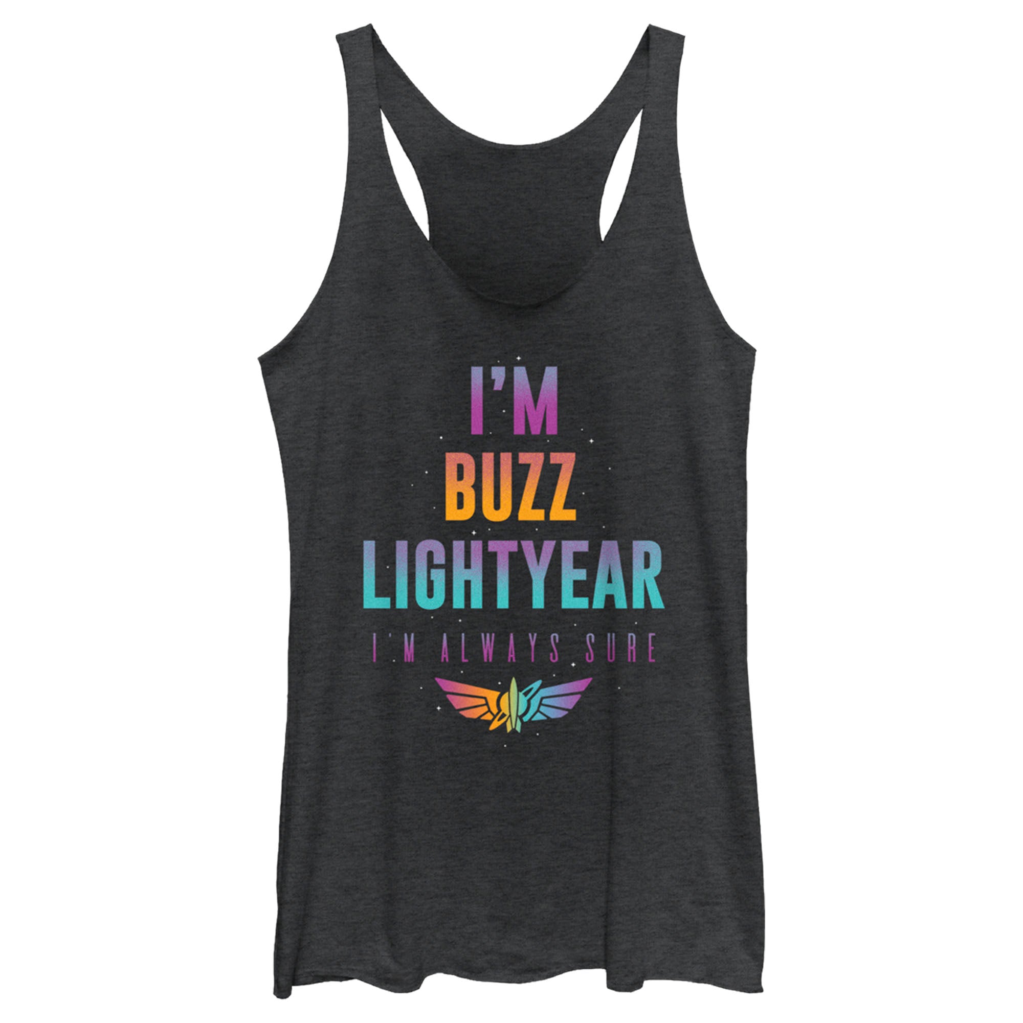 Women’S Lightyear I’M Buzz Lightyear I’M Always Sure Racerback Tank Top