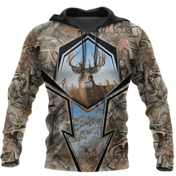 Deer Hunting 3D All Over Printed Shirts For Men Lam