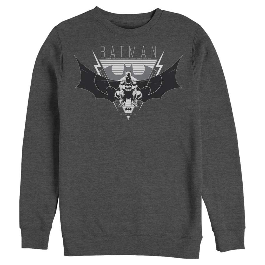 Batman Men’s Winged Hero Emblem  Sweatshirt