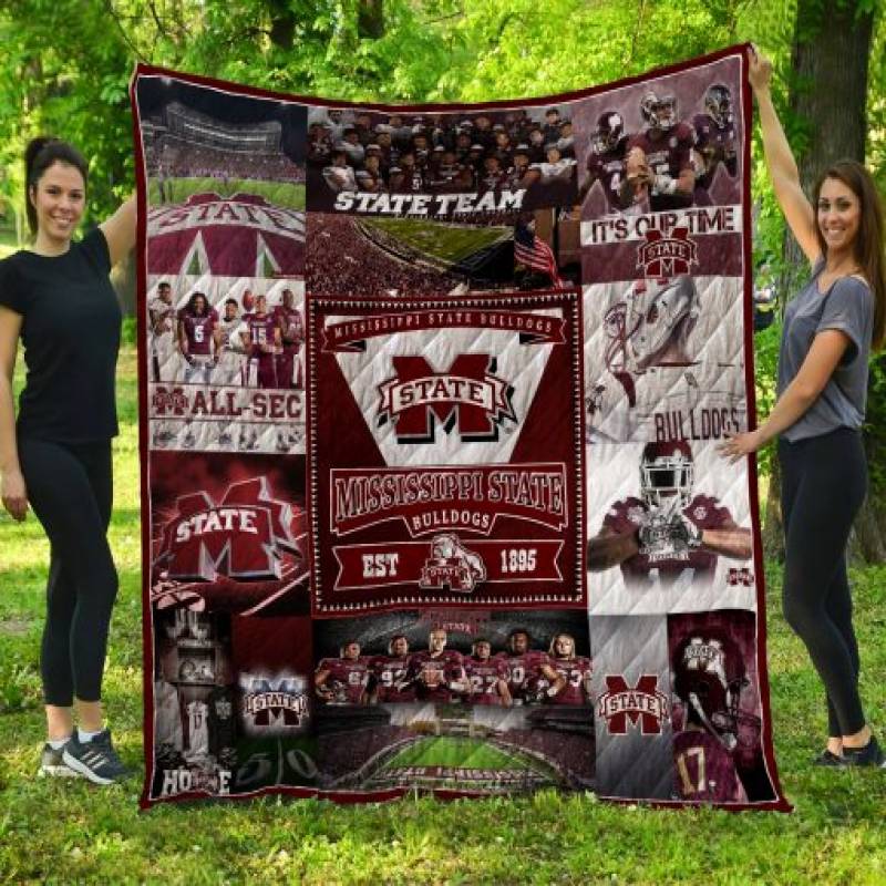 Mississippi State Bulldogs Quilt Blanket LC3