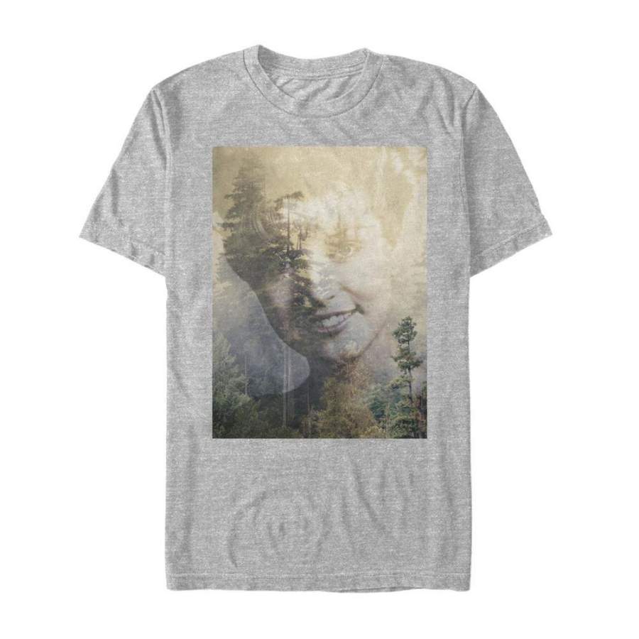 Twin Peaks Men’s Laura Palmer Fade  T Shirt Athletic Heather