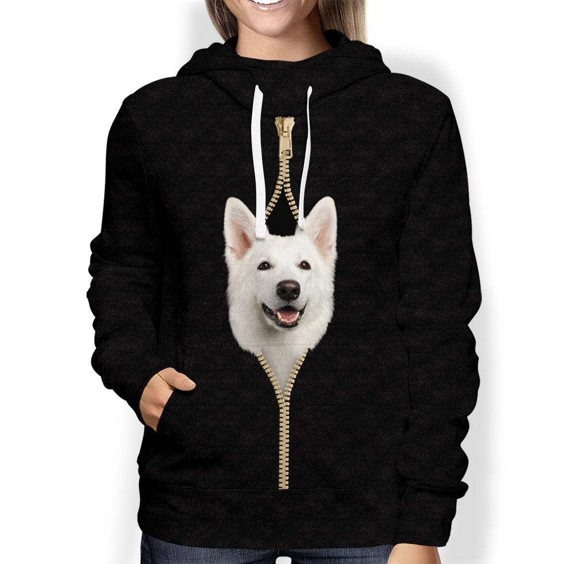 I’m With You – Berger Blanc Suisse Hoodie V2