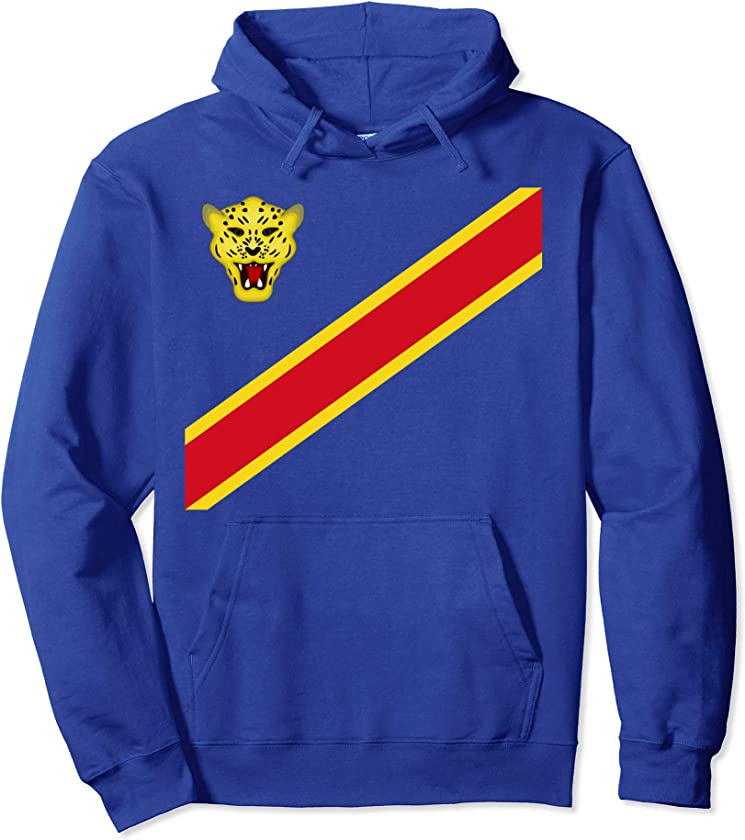 Congo Football Souvenir Flag Of DRC Leopards Proud Congolese Pullover Hoodie