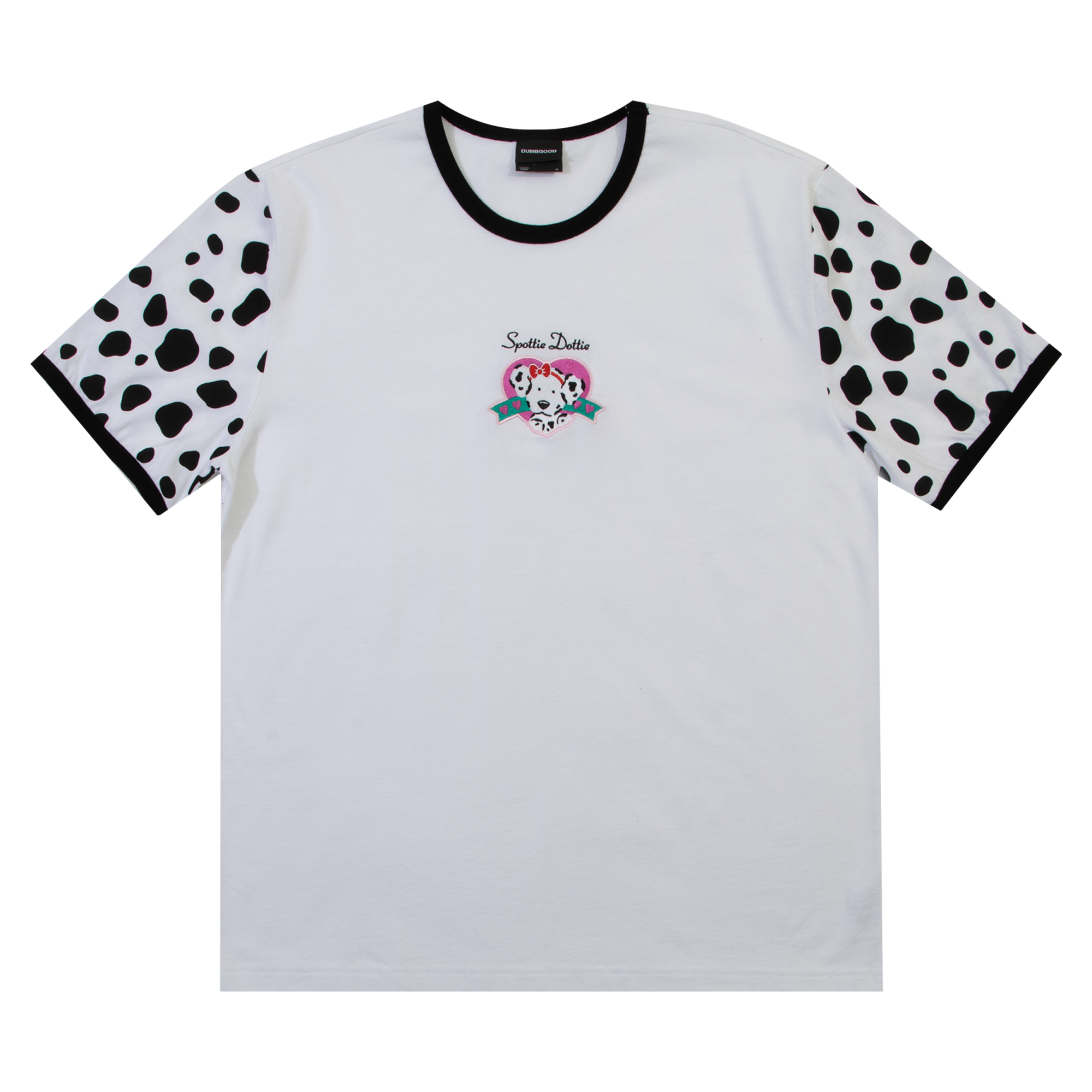 Spottie Dottie Embroidered Ringer Tee