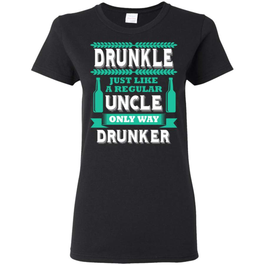 AGR Drunkle Funny Drunk Uncle Definition Gag Gift Men Womens T-Shirt