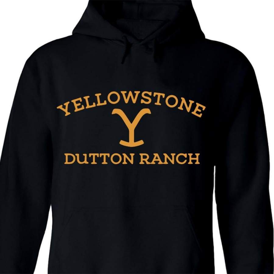 Kevin Costner Tv Series Yellowstone Hoodie Yellowstone Dutton Ranch Hoodie Sweatershirt Wyoming Montana Cow Boys Hoodie