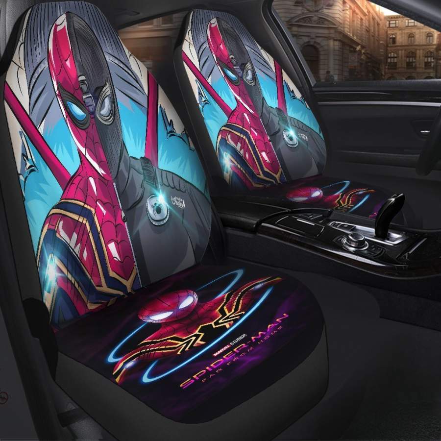 Spiderman Far From Home Car Seat Covers