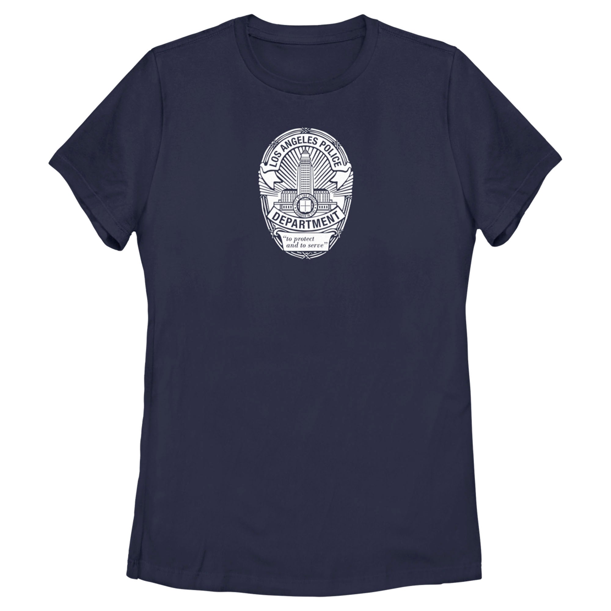 Women’S Lapd To Protect And To Serve Badge T-Shirt