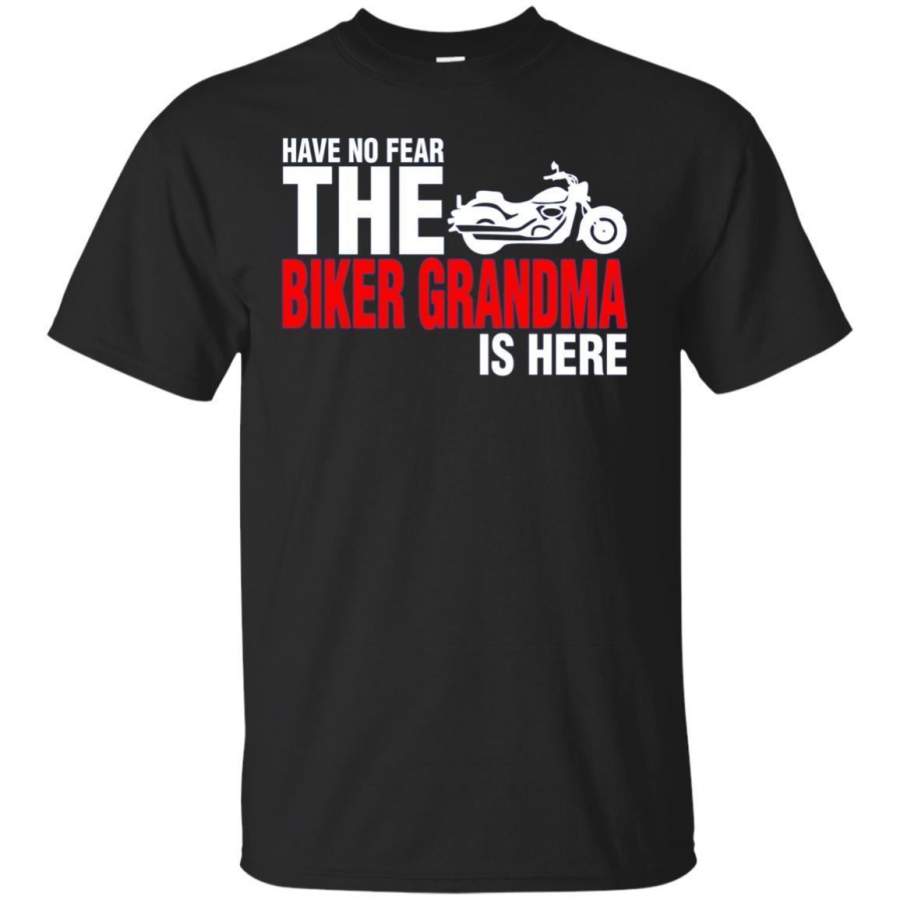 AGR Have No Fear The Biker Grandma Is Here Tshirt