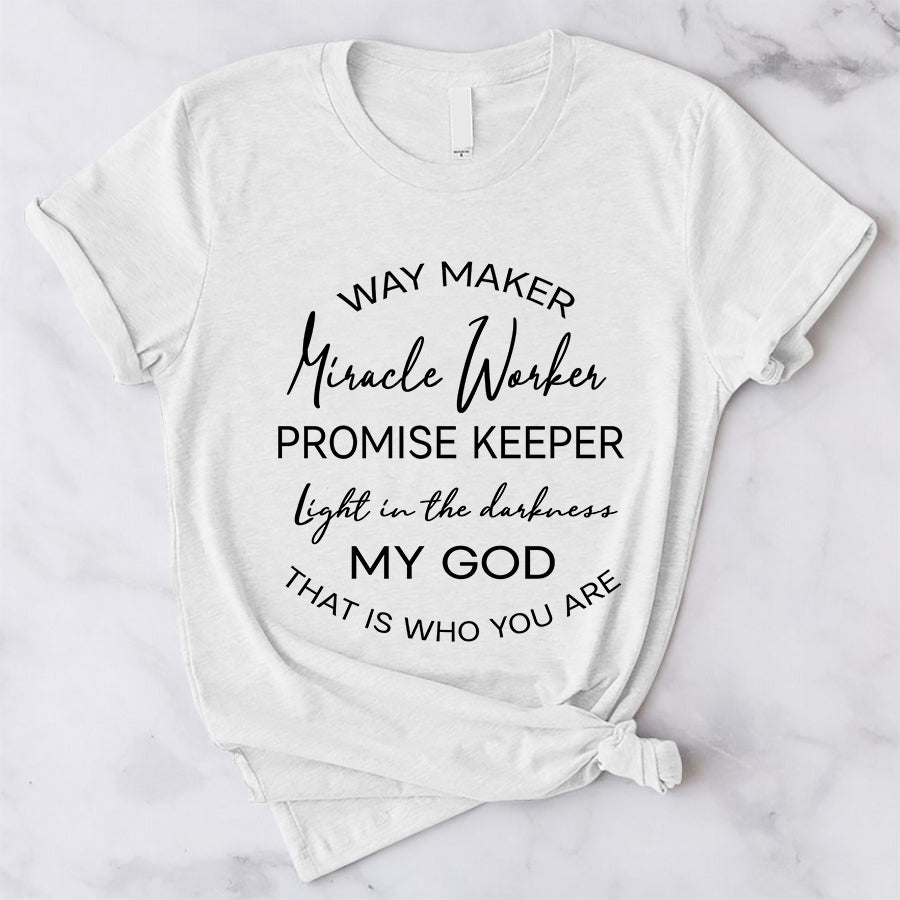 Way Maker Lyrics Tee