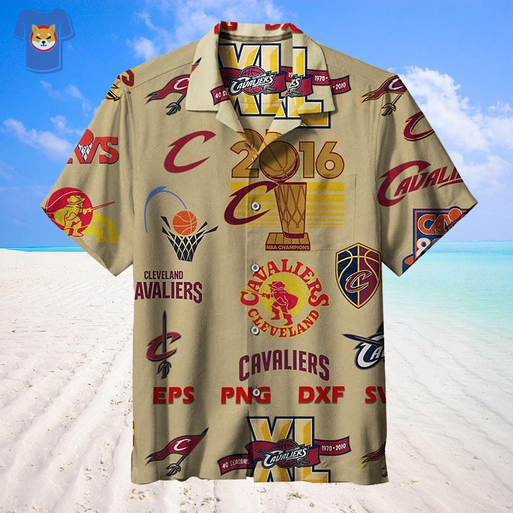 Cleveland Cavaliers Vintage Fans Gift Logo Sport Lover Hawaiian Shirt