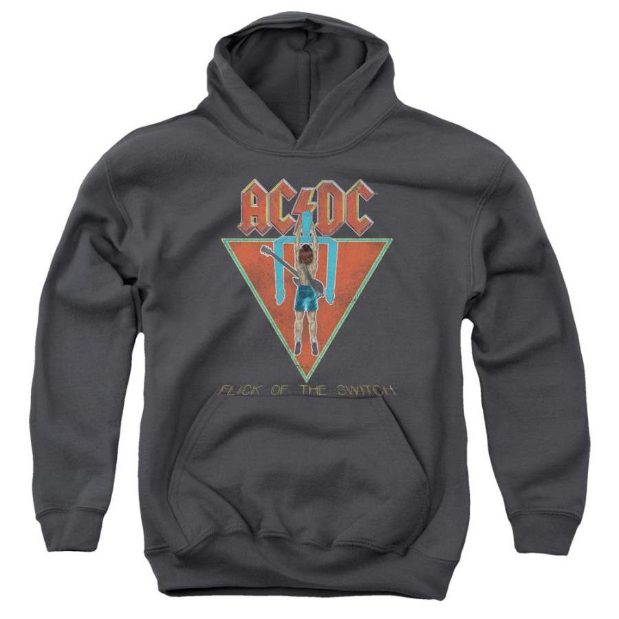 AC/DC Flick Of The Switch Youth Hoodie (Ages 8-12)