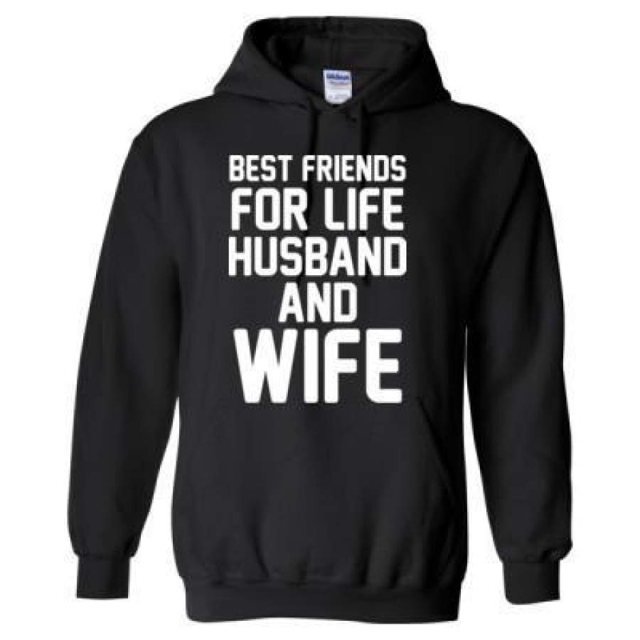 AGR Best Friends For Life Husband And Wife – Heavy Blend™ Hooded Sweatshirt