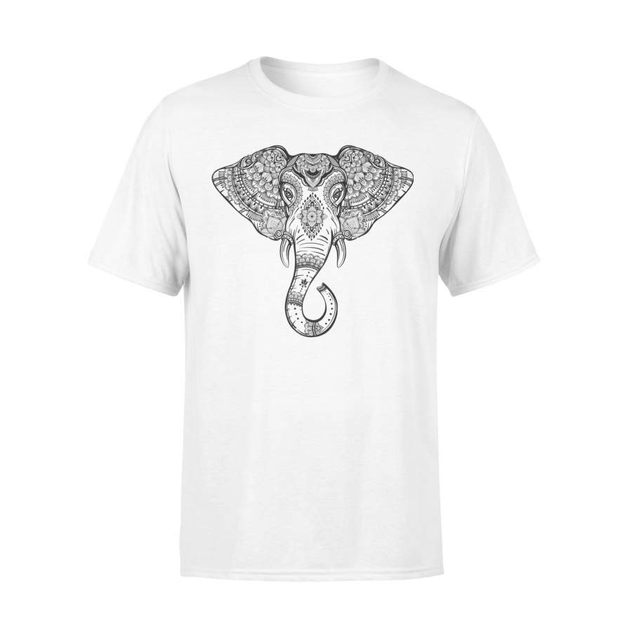 Ganesha Spiritual Hindu Elephant Deity Black Art T-Shirt