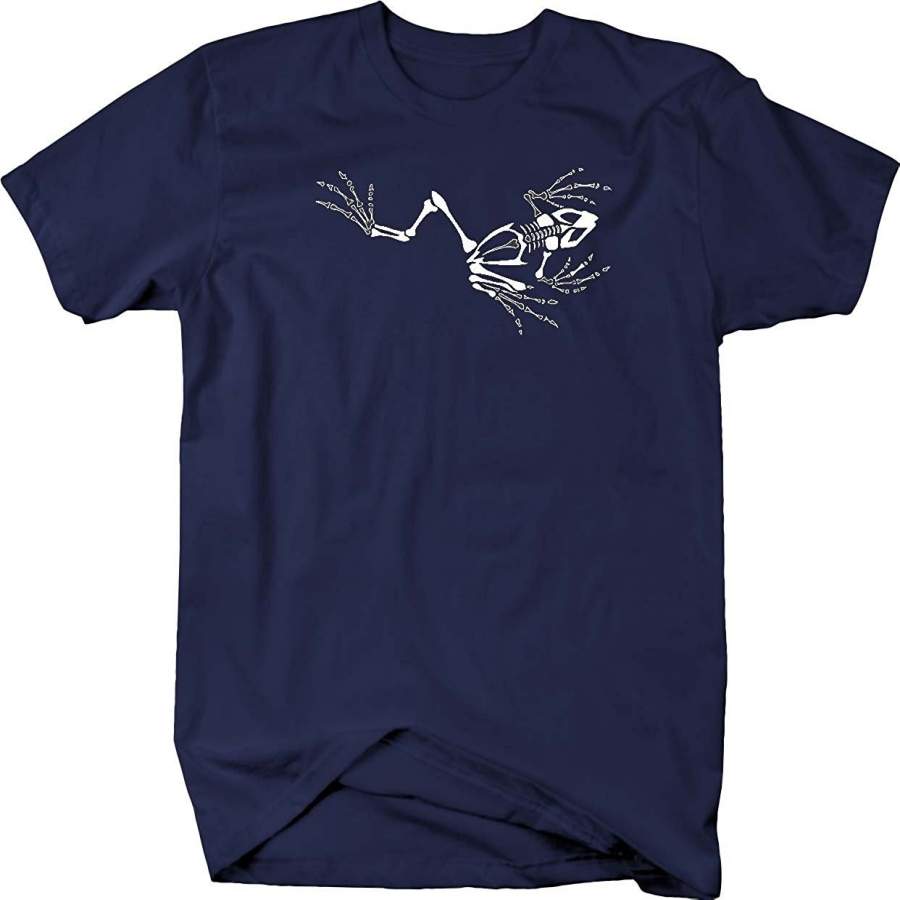 Frog Skeleton Marines Seal Navy Army Military Mens T Shirt