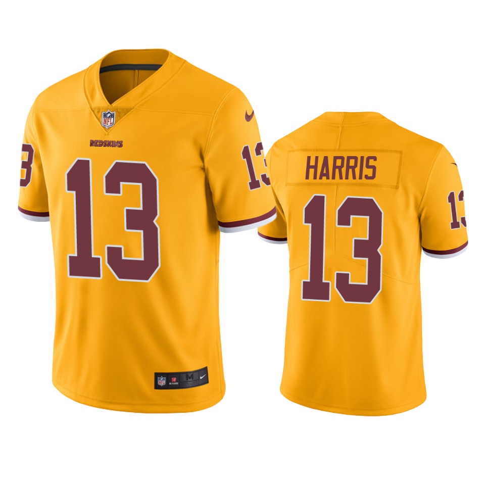 Washington Redskins Maurice Harris Gold Nike Color Rush Limited Jersey