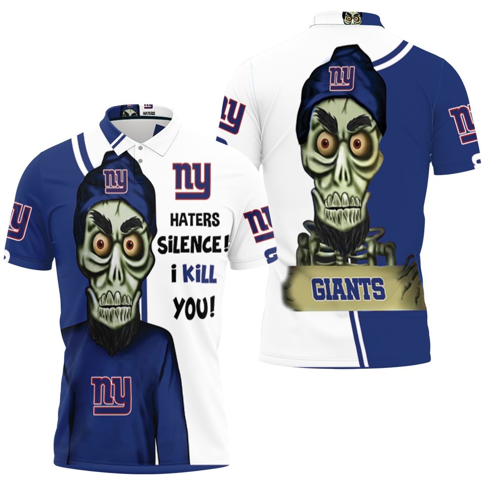 New York Giants Haters I Kill You 3D Polo shirt