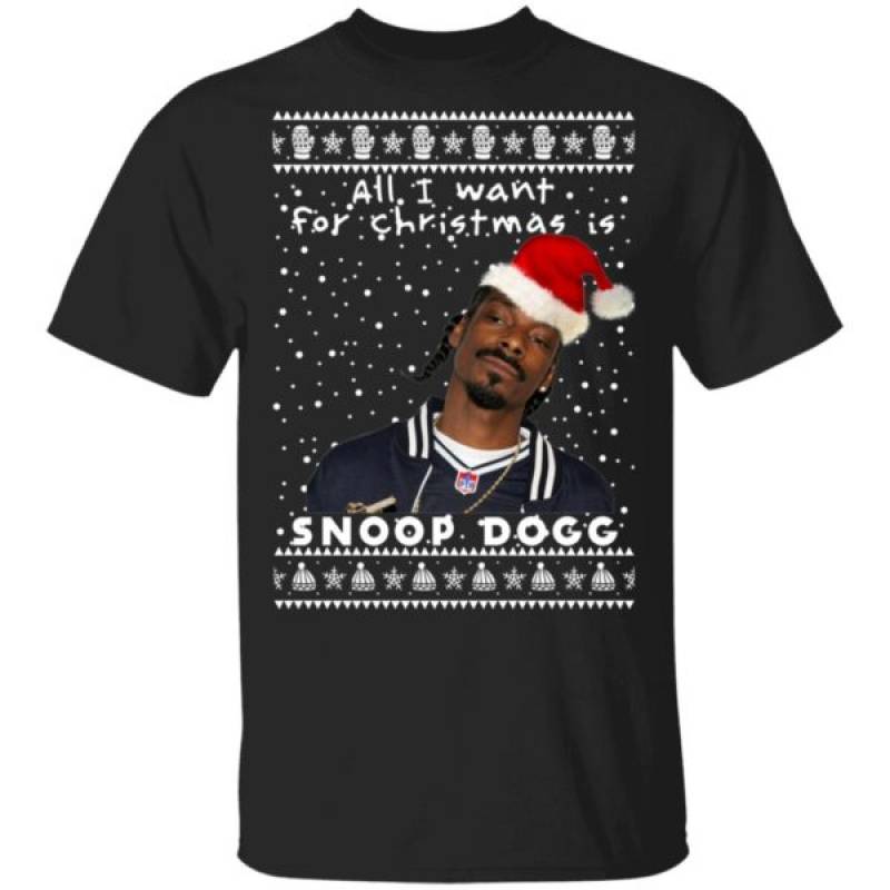 Snoop Dogg Rapper Ugly Christmas Sweater Hoodie Ls