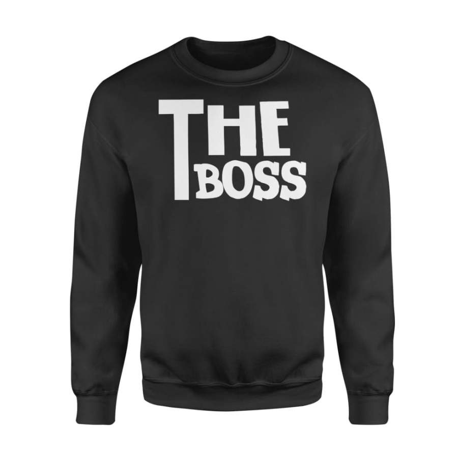 The Boss Matching Couple Valentine’s Day Gift – Standard Fleece Sweatshirt