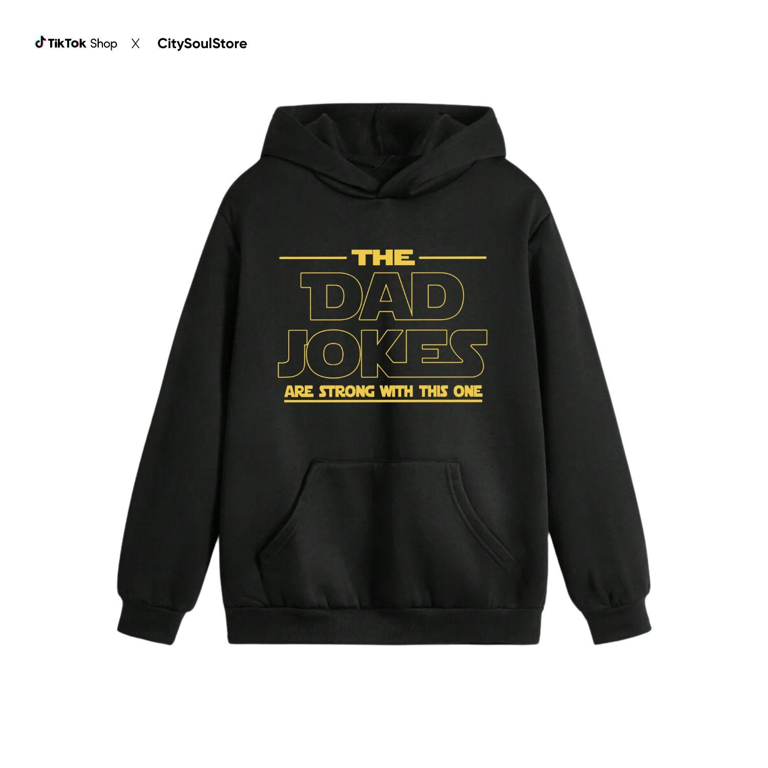 Retro The Dad Jokes Hoodies, Father’s Day Hoodies, Funny Dad Hoodies, Dad’s Birthday Gift, Cool Dad Crewneck, Father’s Day Outfit