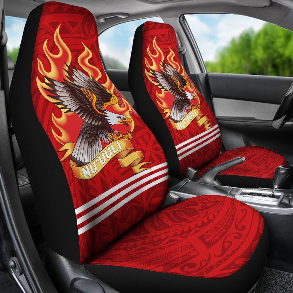 American Samoa Polynesian Nu uuli Manulele Tausala Car Seat Covers